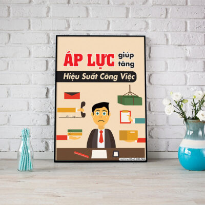 Tranh văn phòng: Áp lực giúp tăng hiệu suất công việc