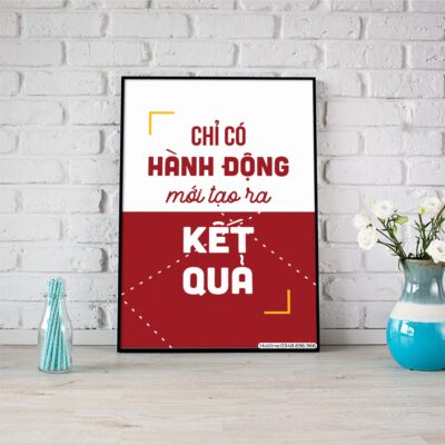 Chỉ có hành động mới tạo ra kết quả