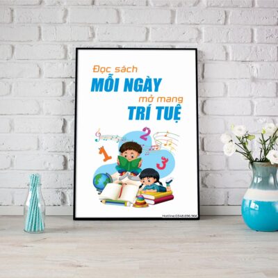 Đọc sách mỗi ngà, mở mang trí tuệ