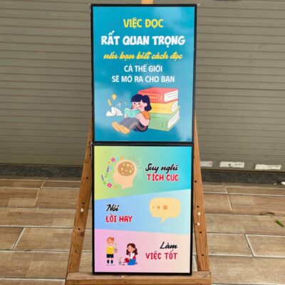 mẫu tranh trang trí trường học