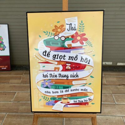 mẫu tranh trường học