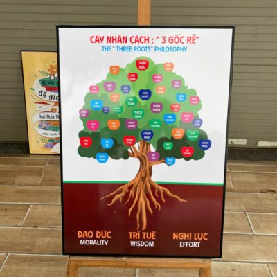 mẫu tranh trường học đẹp